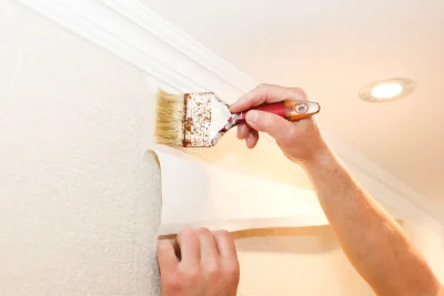 Pose de papier peint à Rahart — revêtements muraux et toiles de verre